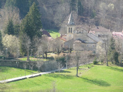 le très beau village de Saint Martin en Vercors